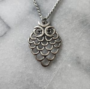 Vintage Owl Necklace